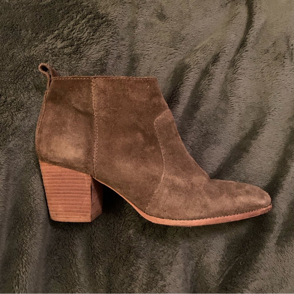 Suede Madewell Ankle Boots size 8.5
